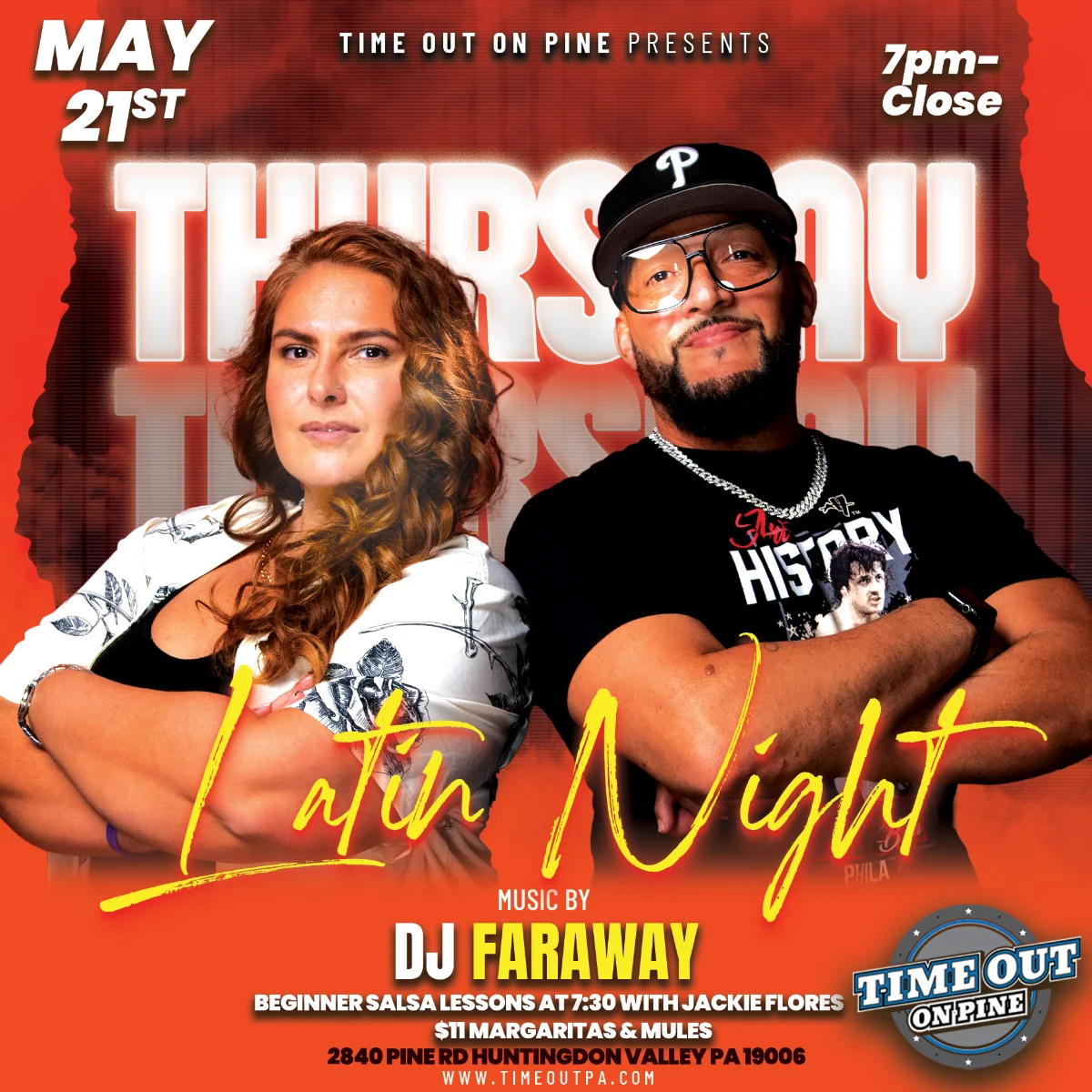 Latin Night flyer