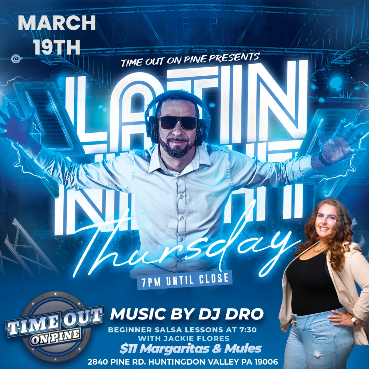 Latin Night flyer