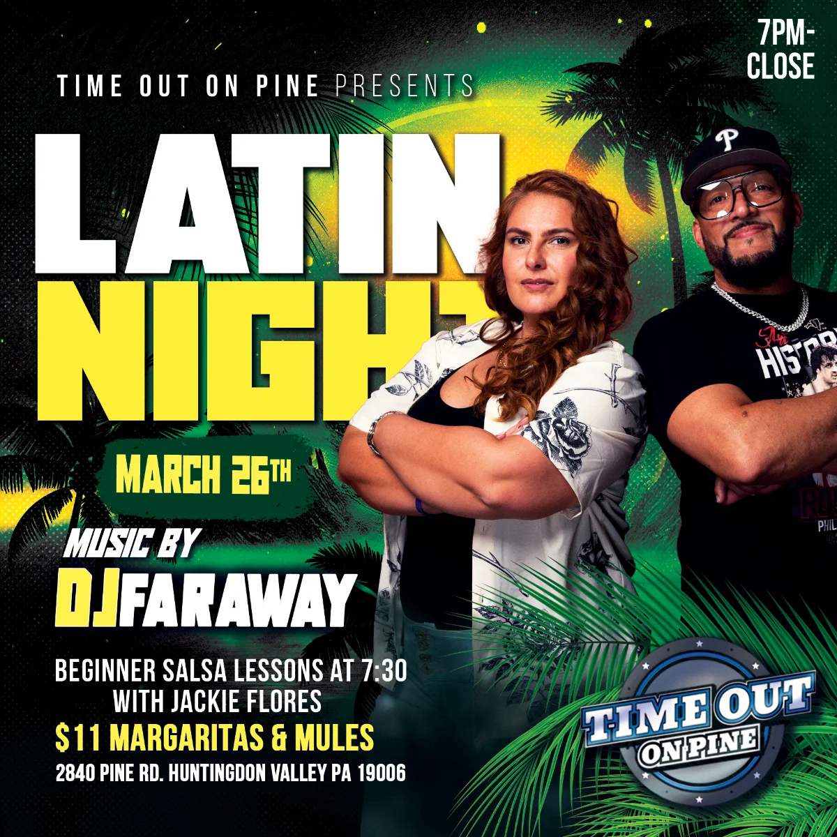 Latin Night flyer
