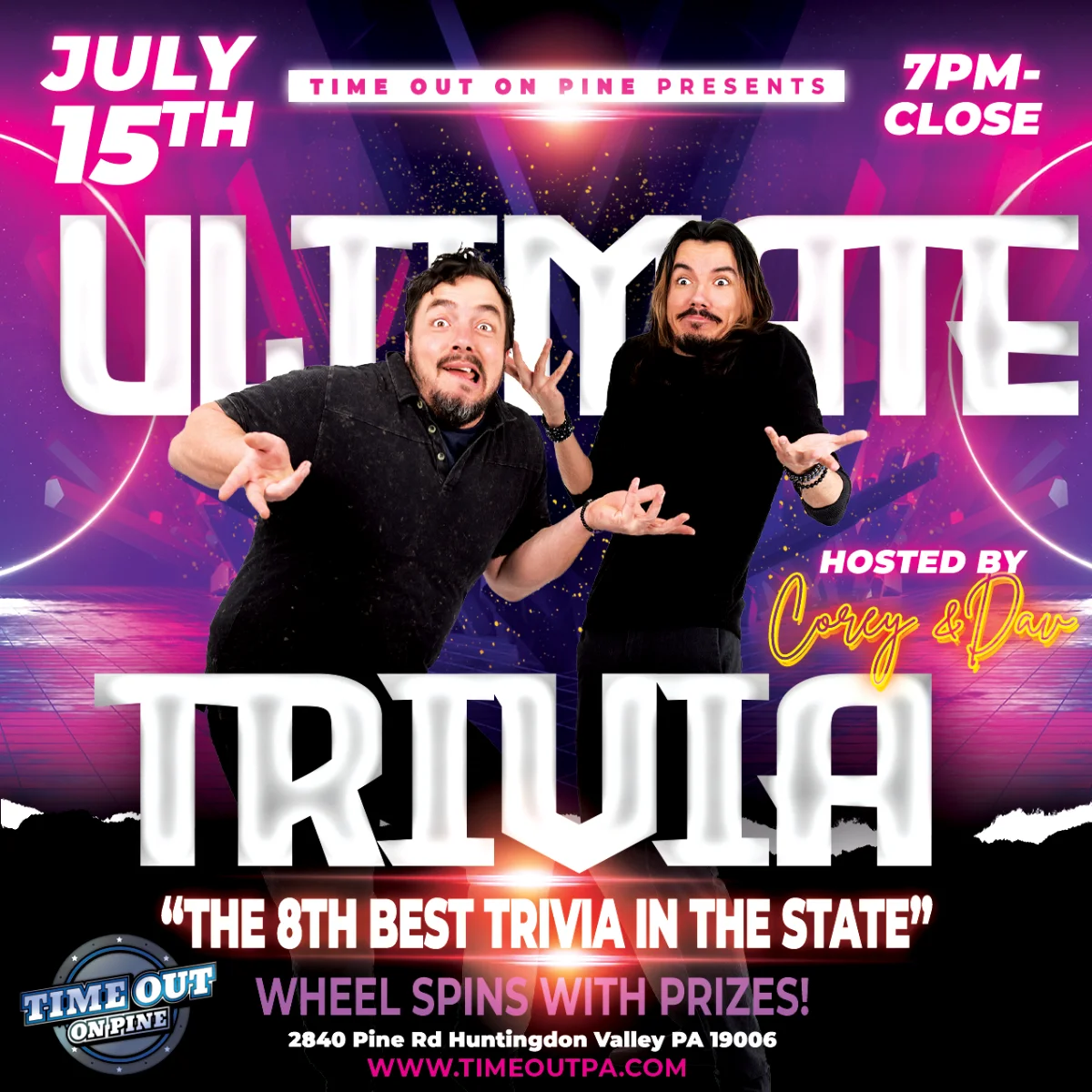 Ultimate Trivia flyer