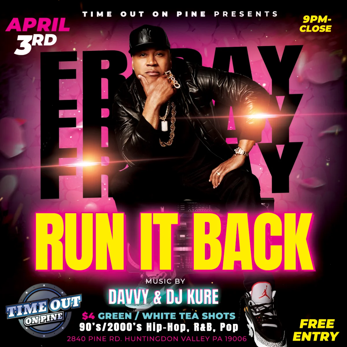 Run It Back Friday flyer