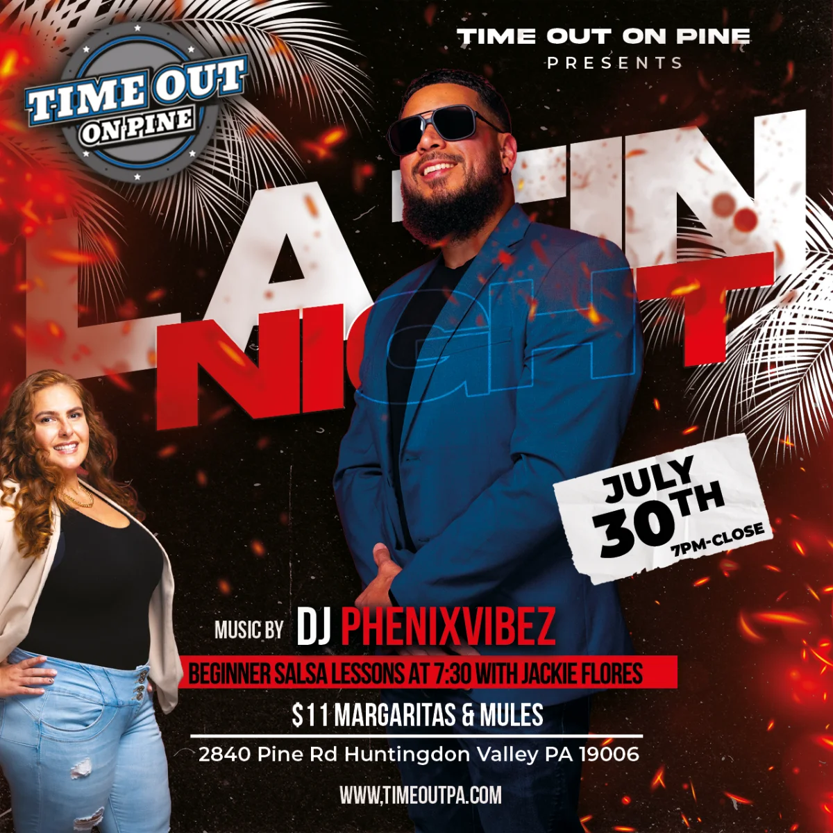 Latin Night flyer