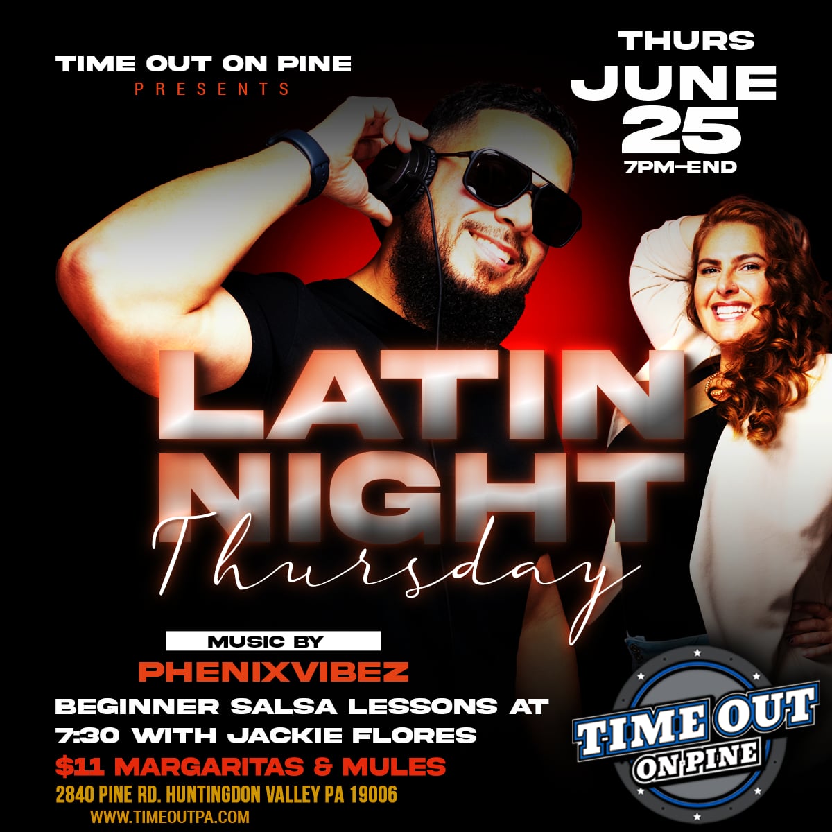Latin Night flyer