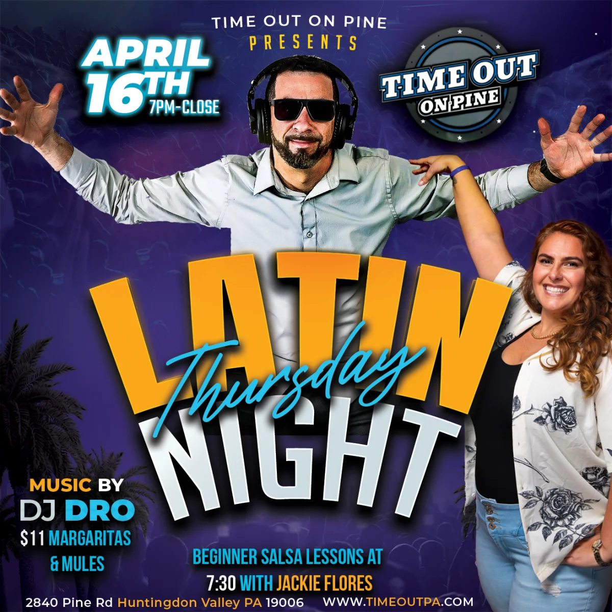 Latin Night flyer