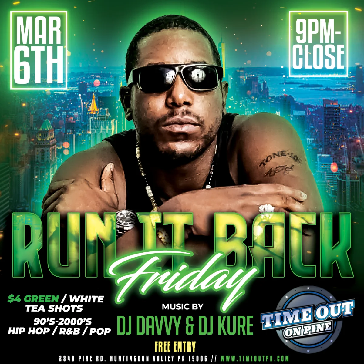 Run It Back Friday flyer