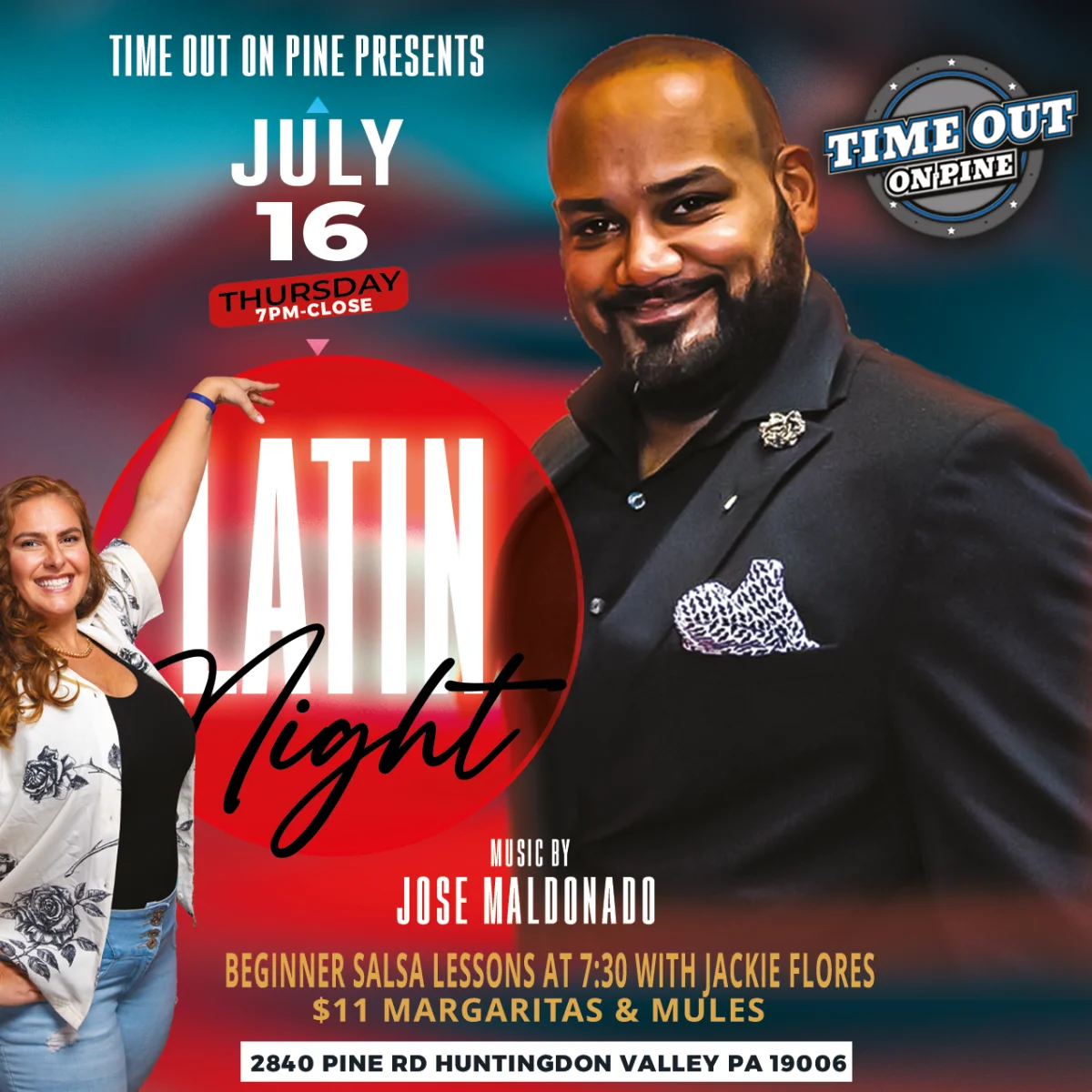 Latin Night flyer