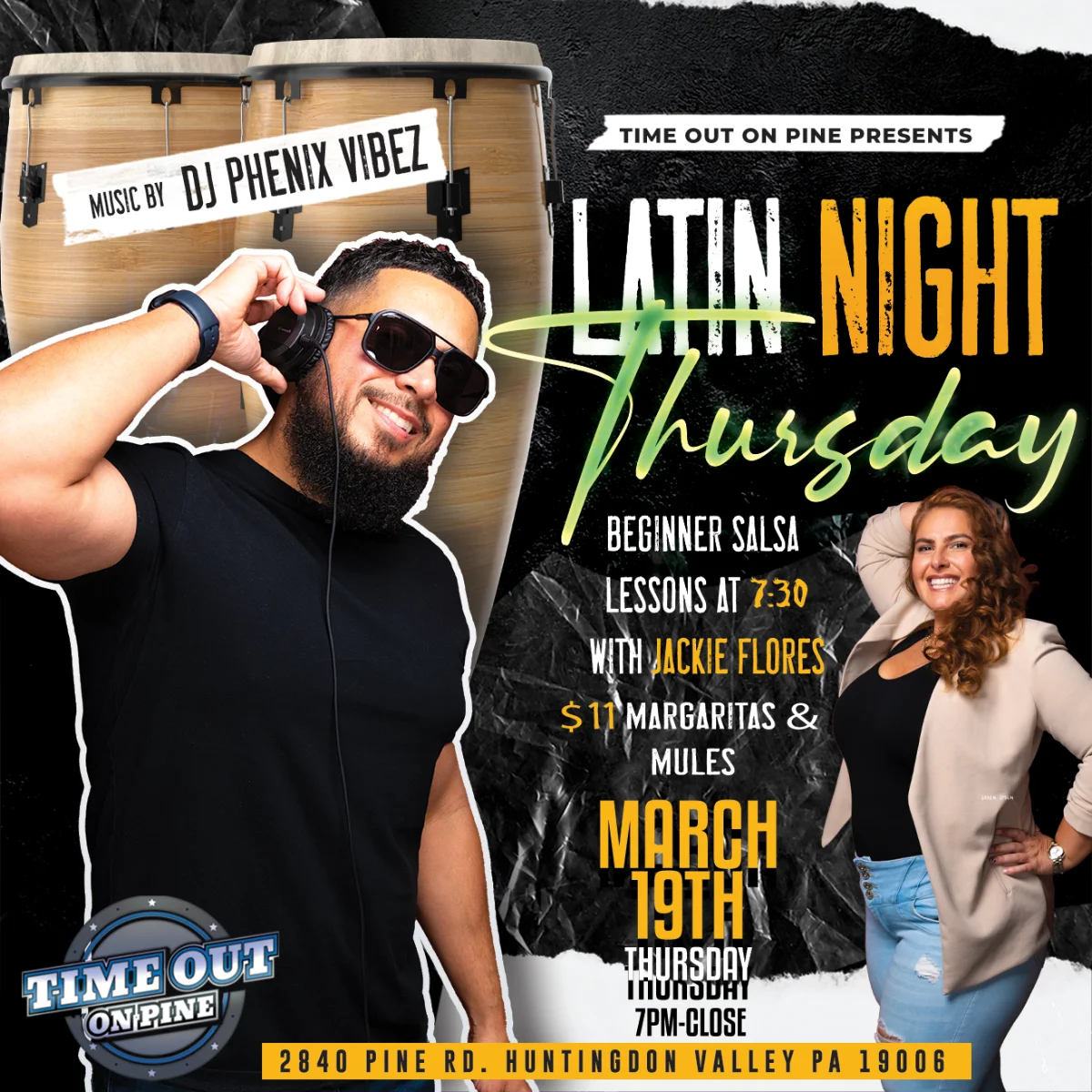 Latin Night flyer