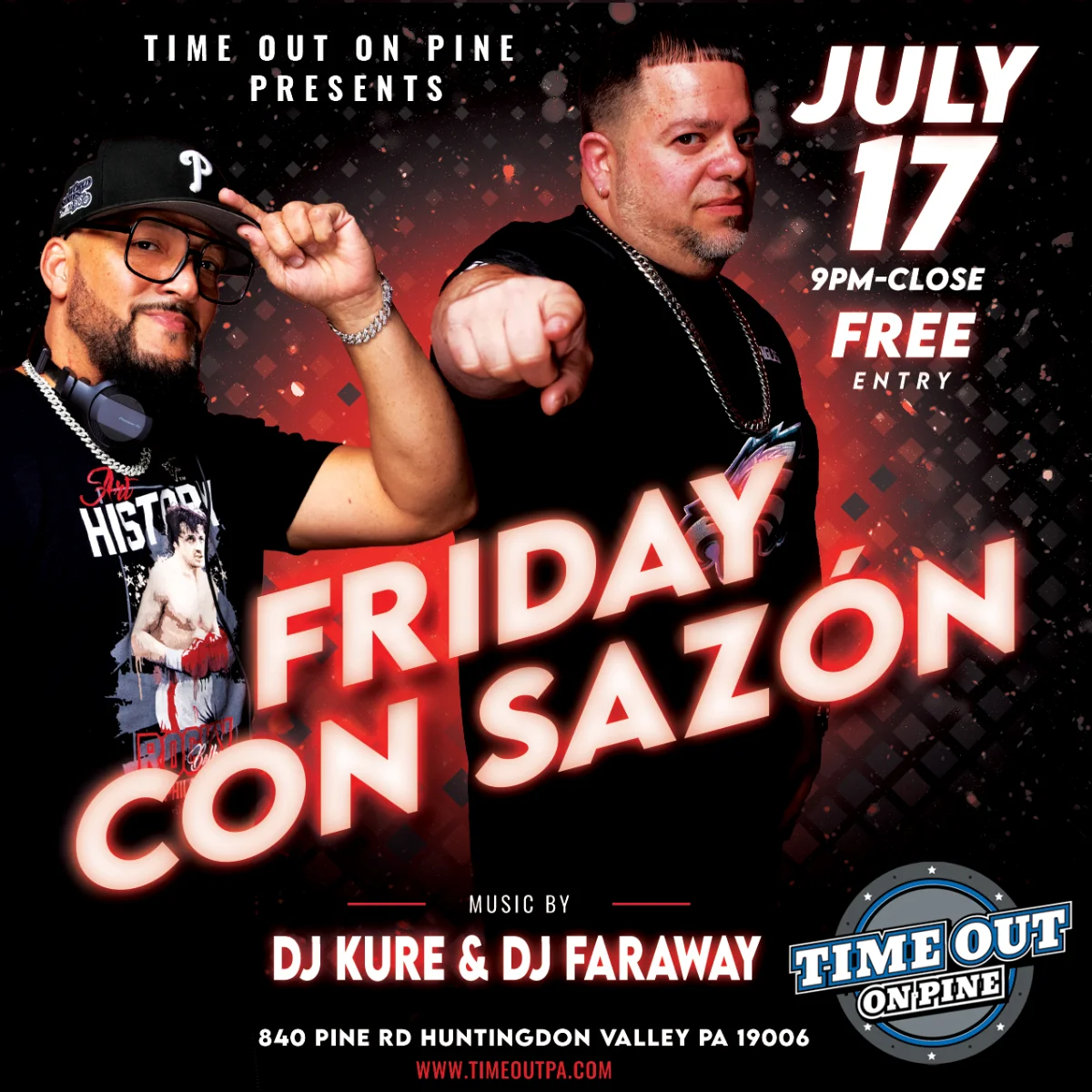 Friday CON SAZÓN flyer