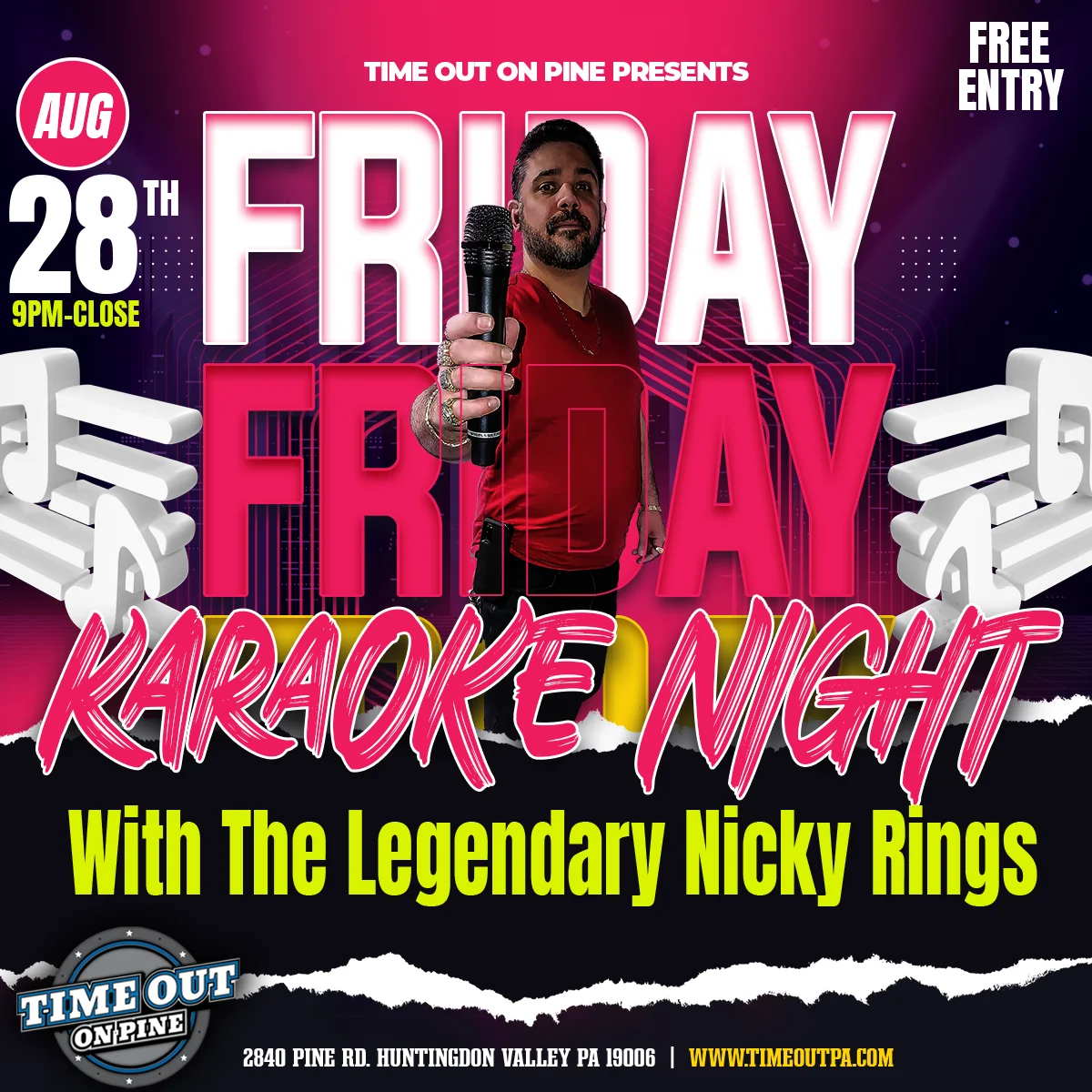 Karaoke Night flyer