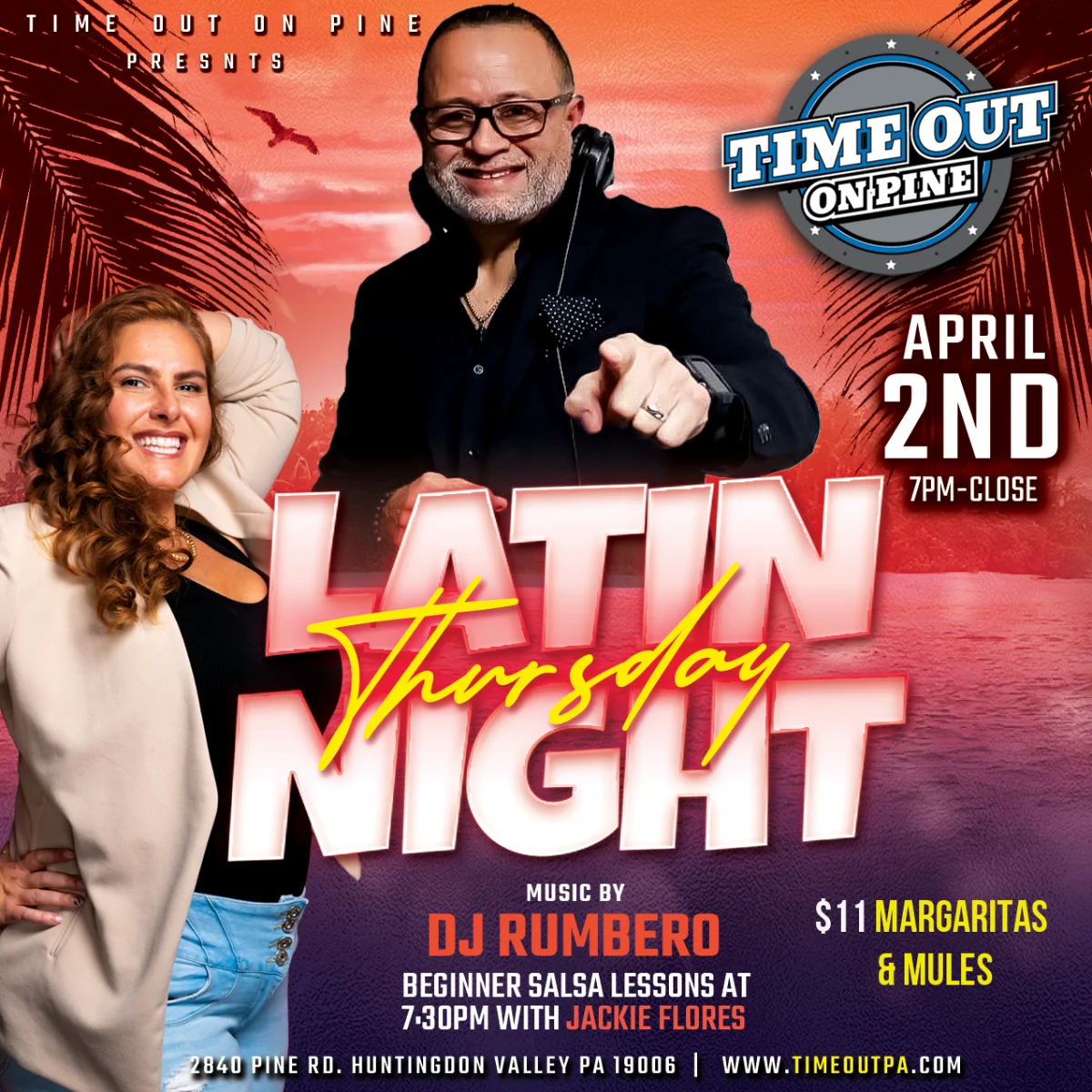 Latin Night flyer