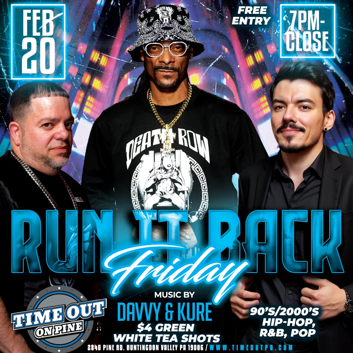 Run It Back Friday flyer