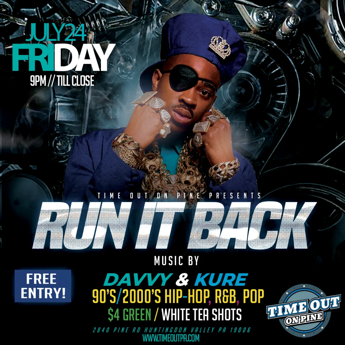 Run It Back Friday flyer