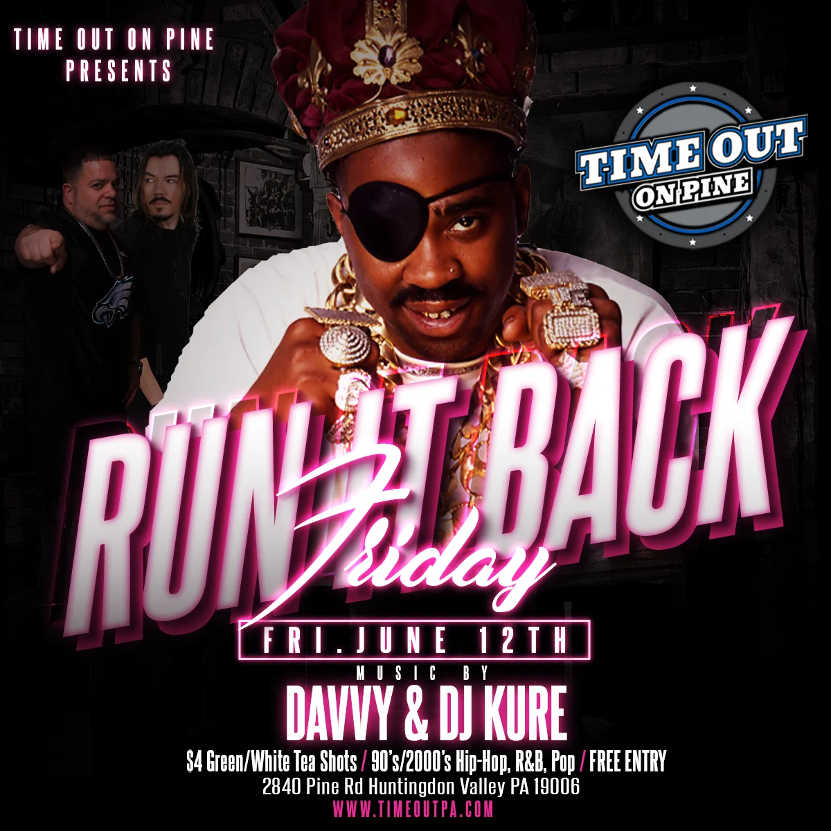 Run It Back Friday flyer