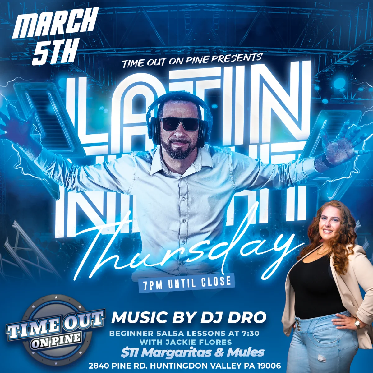 Latin Night flyer