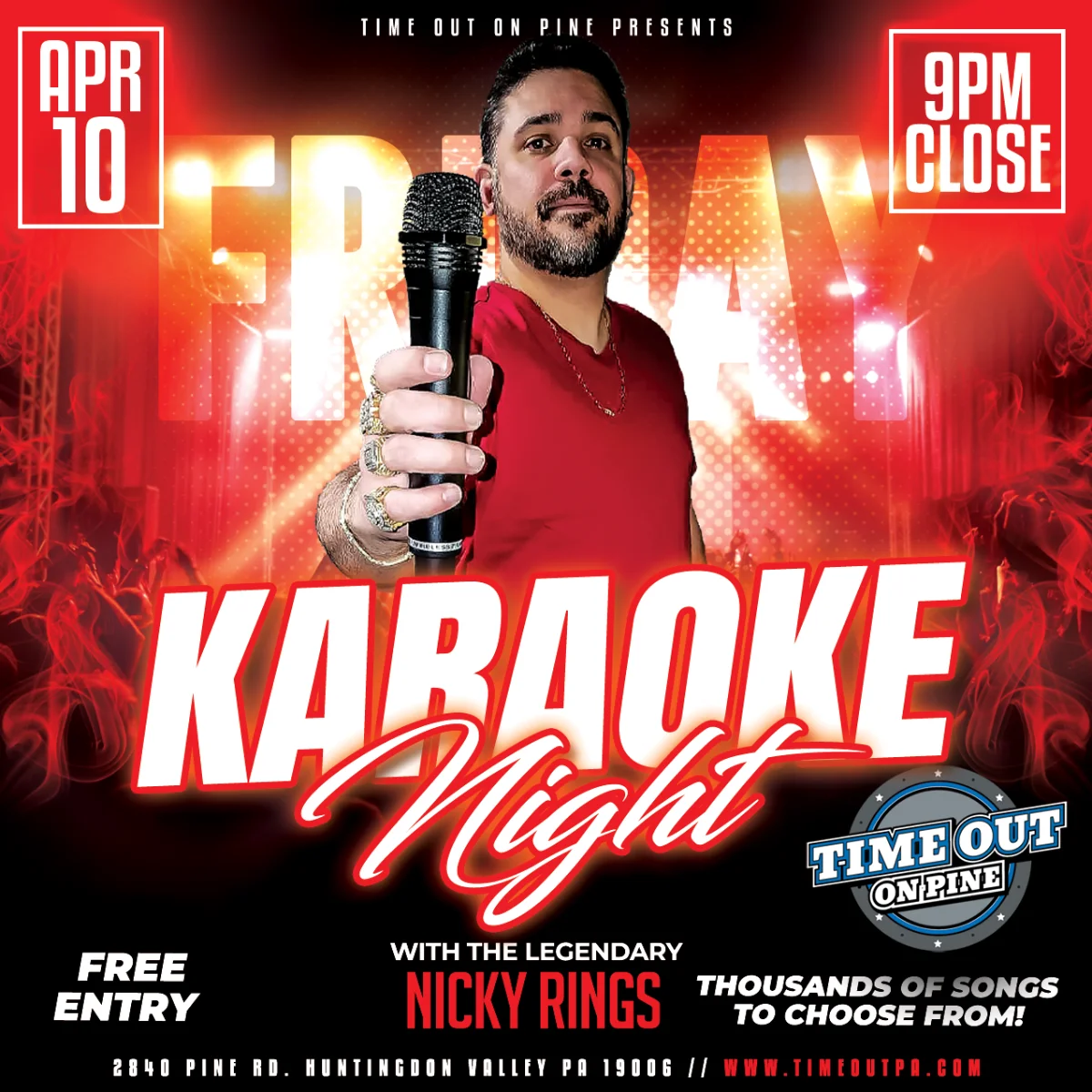 Karaoke Night flyer