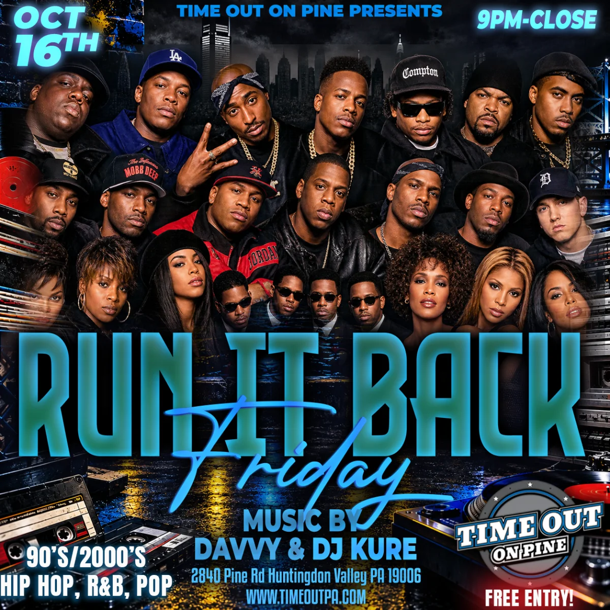 Run It Back Friday flyer