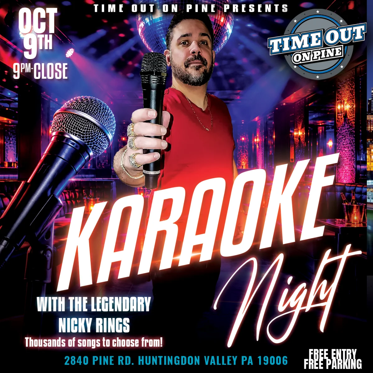 Karaoke Night flyer