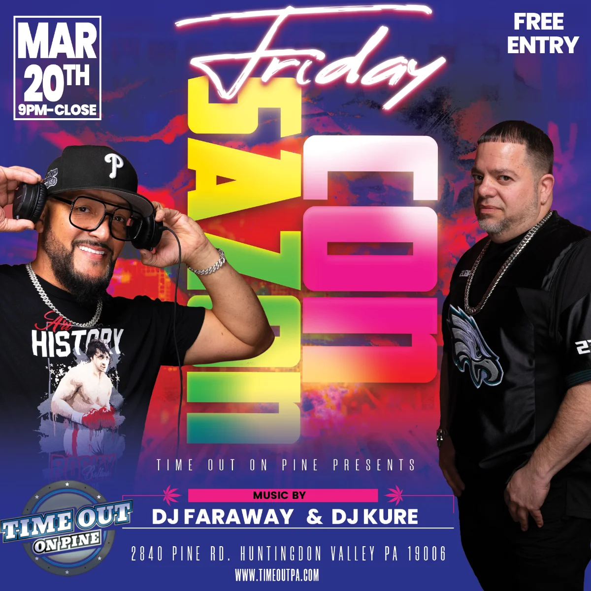 Friday CON SAZÓN flyer