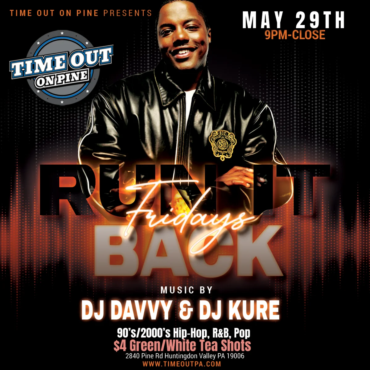 Run It Back Friday flyer
