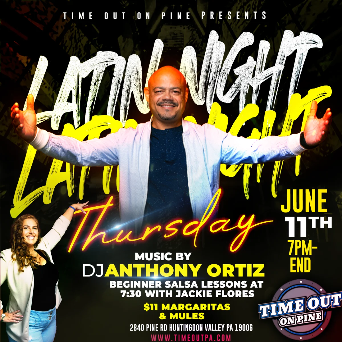 Latin Night flyer