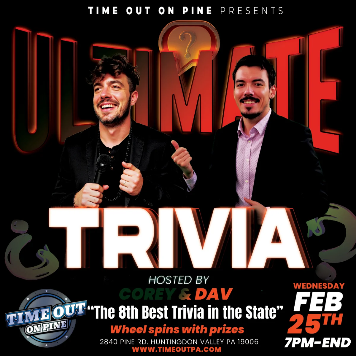 Ultimate Trivia flyer