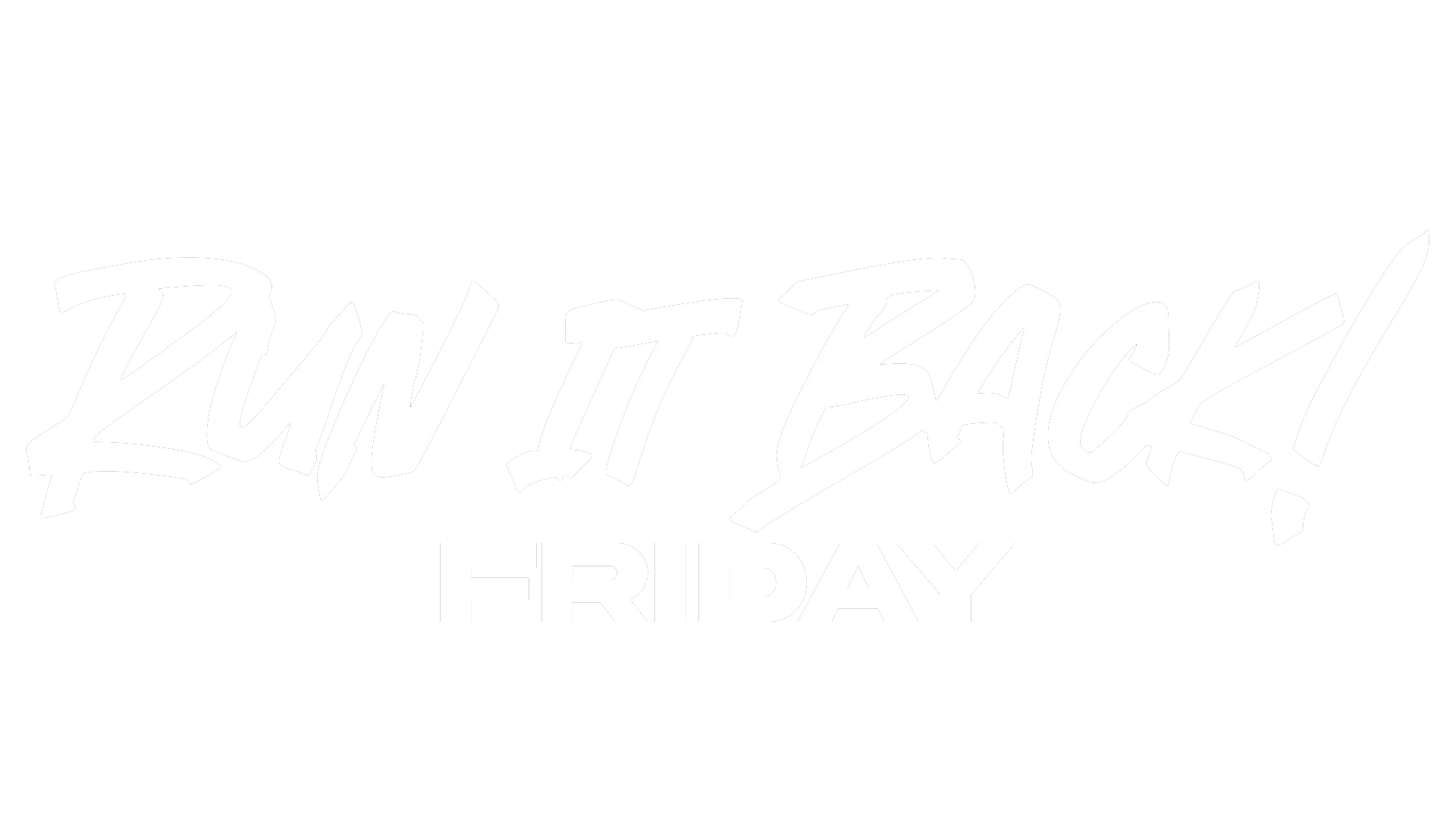 Run It Back Friday logo